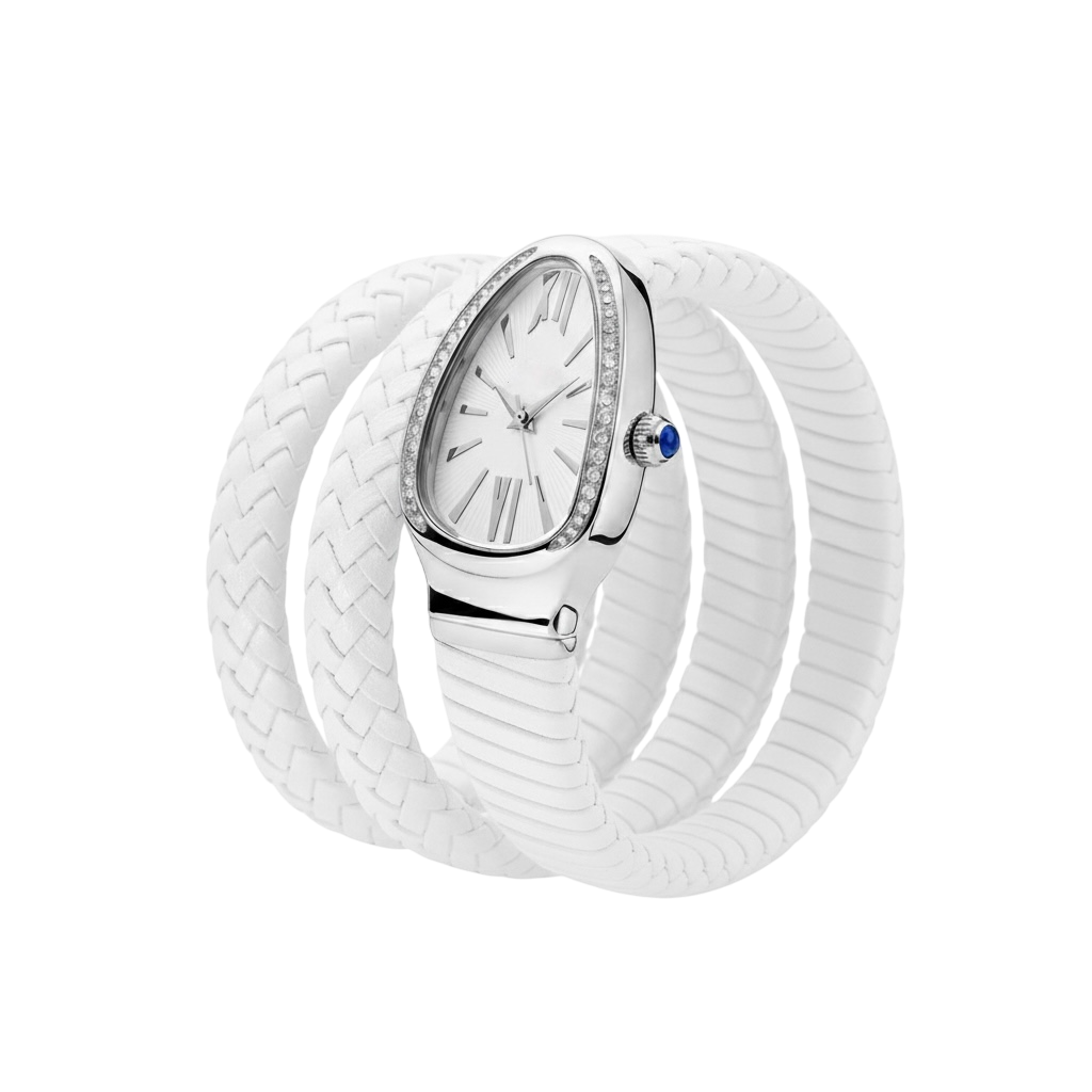 Finacci Leather Silver